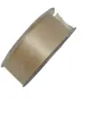 Dubbelsatijn lint Ivoor 38 mm rol 25 meter