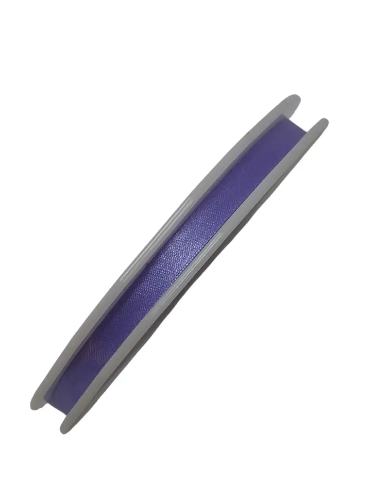 Dubbelsatijn lint 402 Lila Lavendel 10 mm / rol 50 meter