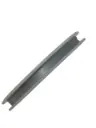 Dubbelsatijn lint 806 Zilver 10 mm rol 50 meter