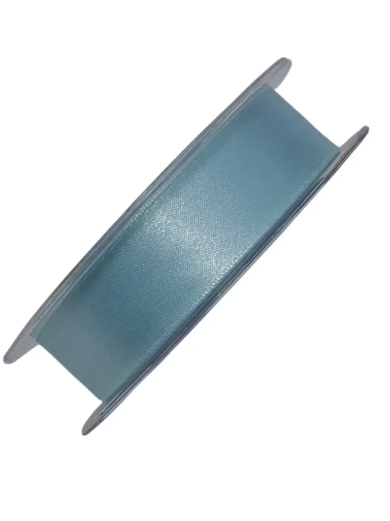 Dubbelsatijn lint 501 Lichtblauw 25 mm rol 25 meter