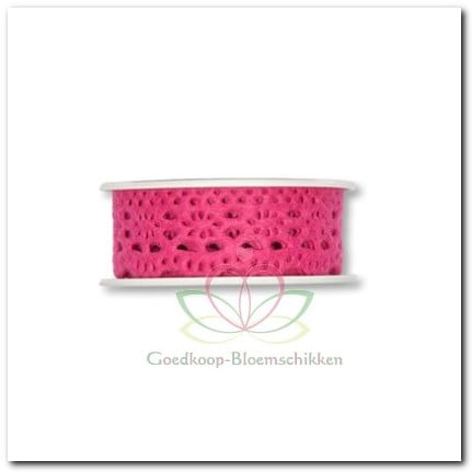 Viltband Kant Fuchsia Roze
