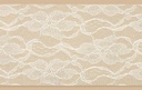Kant lint Creme gesneden breed 12 cm rol 10 meter