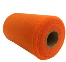 Lint Tule C12 Orange 15 cm rol 22 meter