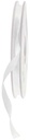 Dubbelsatijn lint Wit 6 mm rol 50 meter