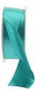 Dubbelsatijn lint Tealgroen 38 mm rol 20 meter