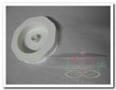 Lint Organza met geweven randje 10 Rose 15 mm per meter