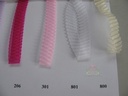 Lint Organza geplooid 800 Pearl Champagne 10 mm rol 15 meter