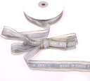 Lint Organza Best Wishes Lichtgrijs 25 mm rol 5 meter