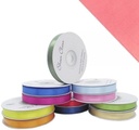 Satijnlint Dubbelsatijn Antennelint Vintage Pink 10 mm rol 25 meter