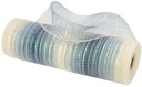 Decomesh Metallic 01 Pastelblauw 26 cm rol 9 meter voor kransen en inpakken