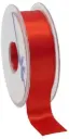 Dubbelsatijn lint Rood 25 mm rol 25 meter