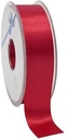 Dubbelsatijn lint Wijnrood 25 mm rol 25 meter