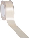 Dubbelsatijn lint Ivoor 38 mm rol 25 meter