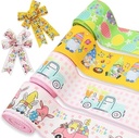 Lint Organza Paas Voorjaar met draad 6,3 cm rol 5 yard (20 yard per 4 rollen)