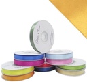 Satijnlint Dubbelsatijn Antennelint Rich Cream New Goud 16 mm rol 25 meter