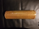 Decomesh Metallic Warm Donkergoud 26 cm rol 9 meter voor kransen en inpakken
