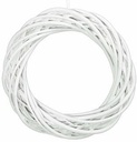 Krans Wilgentenen Wit twijgenkrans 30 cm