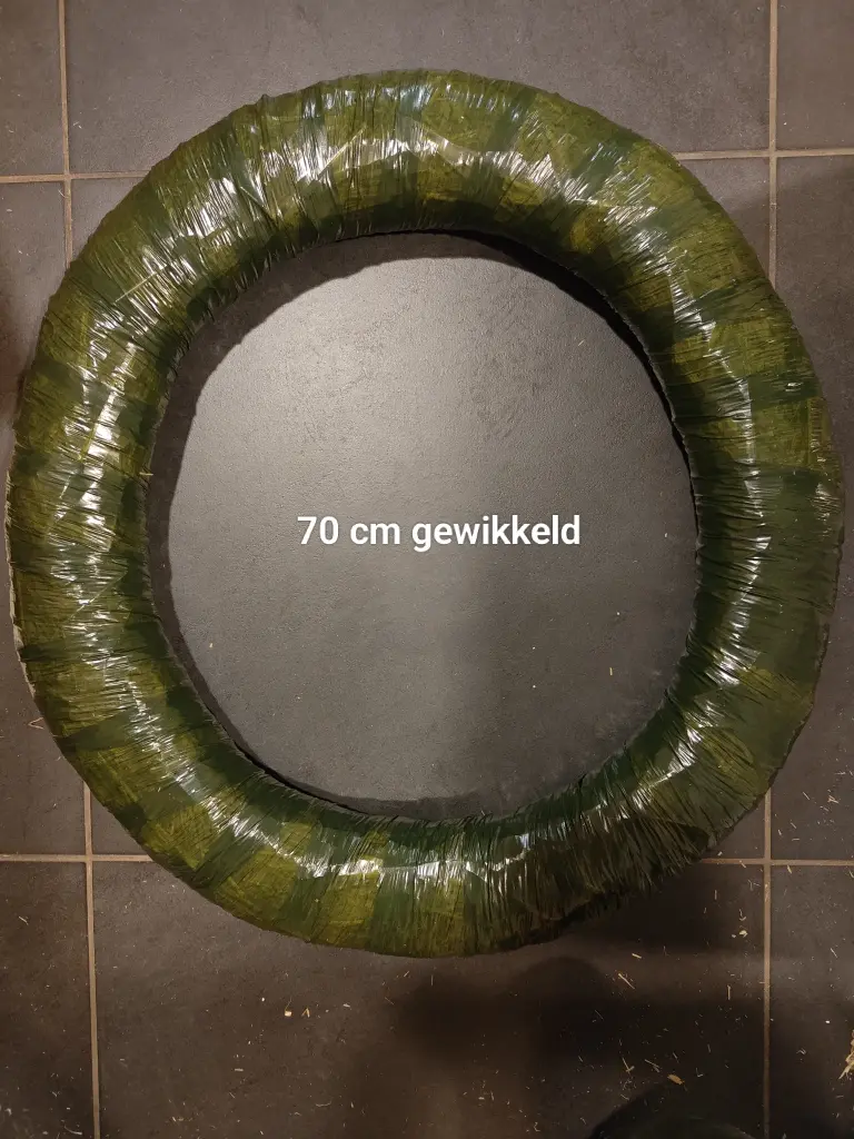 Strokrans Strokransen 70 cm GEWIKKELD Grote krans