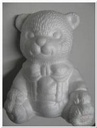 Styropor Beer zittend 16 cm, StyroporBeer voor rosebear