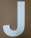 Alfabet Styropor Piepschuim letter J Smaller lettertype