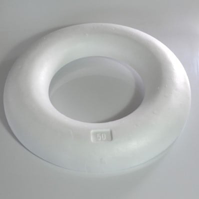 Oasis® Styropor Piepschuim Isimo Ring Platrond 60 cm