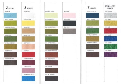 Bloemistentape Metallic Rood