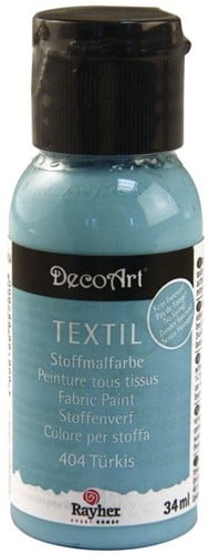 Textielverf Stoffenverf Turquoise 34 ml