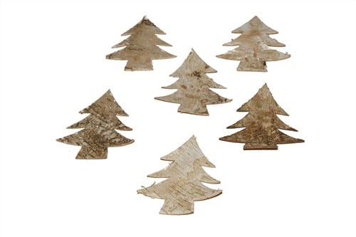 Kerstboom Groot Schors Berk Naturel 48 cm