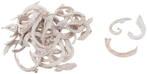 Coco Slices Repen Frosted White Wash zak 250 gram 