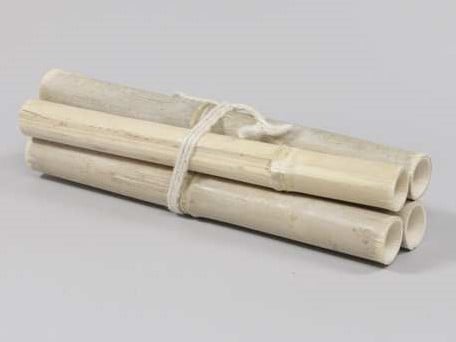 Bamboe stokken Naturel ca. 34 cm bundel 4 stuks