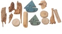 Houten deco mix Boot 8-10x8-10x0,5 cm