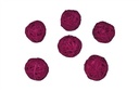 Rotan Stro Bal Fuchsia dia 4 cm 15 stuks