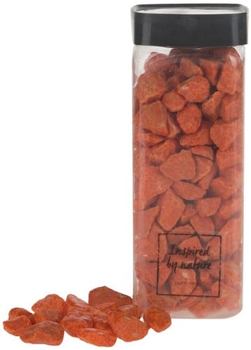 Pebble Oranje 1-2 cm pot 650 ml