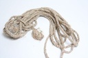 Jute Naturel Xtra Dik Touw voor toef ca. 1 cm 250 gram