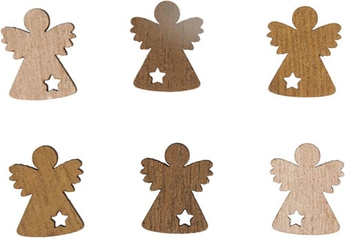Strooihoutjes Engel hout 2 cm zak 24 stuks