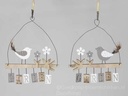 Hanger Garden Wit Grijs 20x21,5 cm assorti per stuk