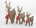 Rendier Hert Ree Staand 37 cm per stuk