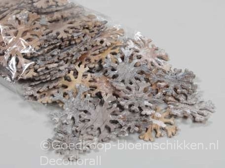 Berkenschors Sneeuwvlokken voordeeldoos ca. 5,5 cm 100 stuks 