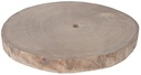 Boomstamschijf Paulownia Grey Wash rond ca. 30 cm