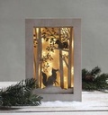 Houten bouwset 3D lijst Bos FSC 20x30x6 cm 1 set