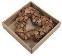 Hart open Cocohartjes Naturel 30 cm 