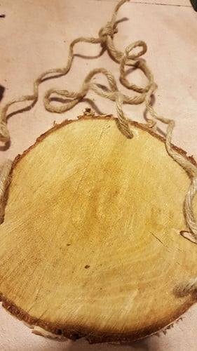 Boomstamschijf Berkenschijf rond ca. 20 cm
