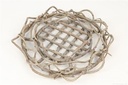 Curly Amboyna Plate Wood White Wash H6 D35
