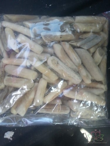 Tumbled wood drijfhout Whitewash 3–7 cm ca. 10 stuks