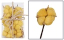 Katoenbollen Cotton Dark Yellow 6 stuks
