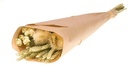 Droogbloemenboeket Natural Groen/White in Craft Paper