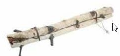 Berkenstokken ca. 60 cm 3 stuks