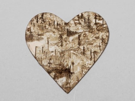 Berkenschors met Pipetten ca. 20x10x10 cm