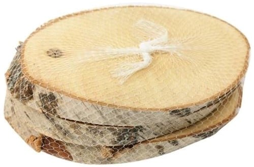 Boomstamschijf Berkenschijf ovaal Natural Slice ca. L20/25xW12/15xH2 cm 3 stuks