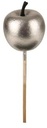 Appel op draad Zilver glans 40 mm per zak ca. 24 stuks
